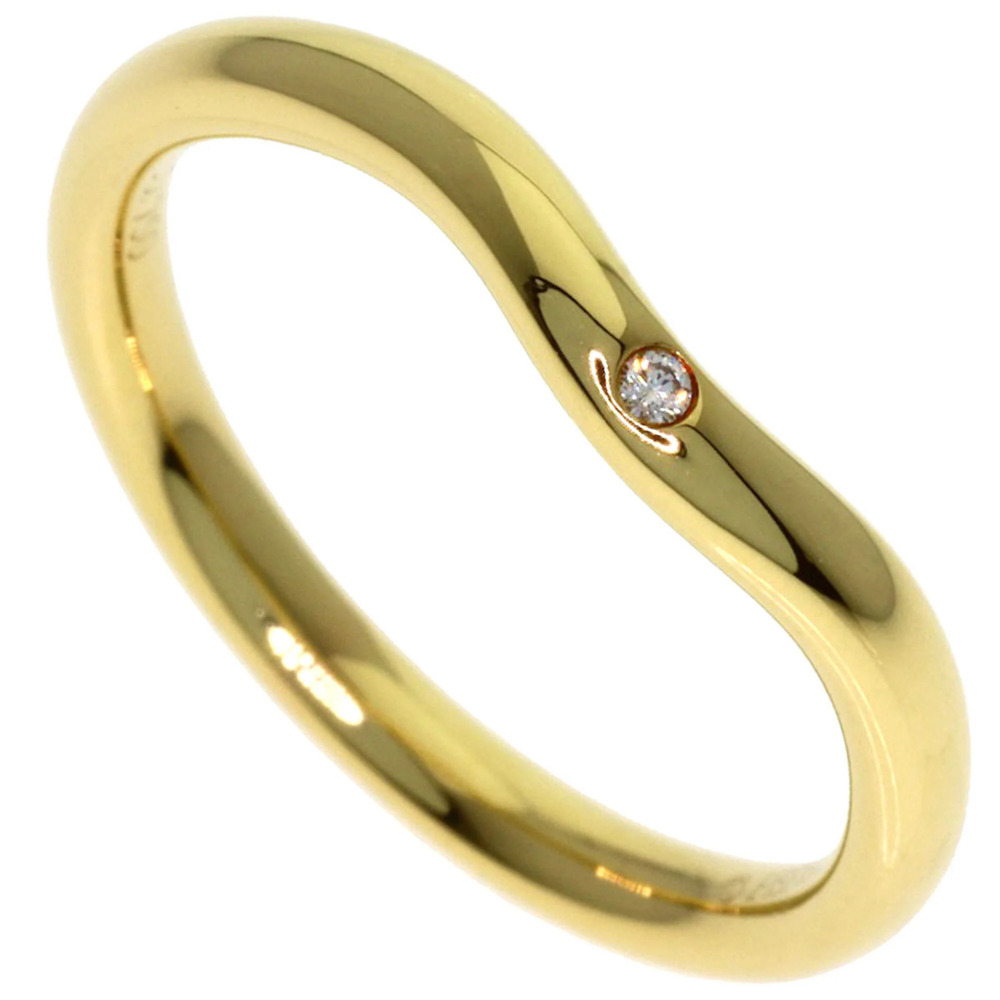 TIFFANY 18k Gold Diamond Ring
